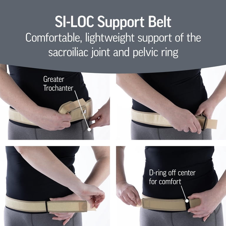 OPTP SI-LOC Support Belt - Lower Back Support Belt for Women and