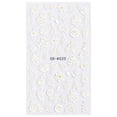thumbnail image 2 of Iumwxz Nail Art Embossed Sticker 5d Three-dimensional Hollow White Lace Flower Nail Applique, 2 of 3