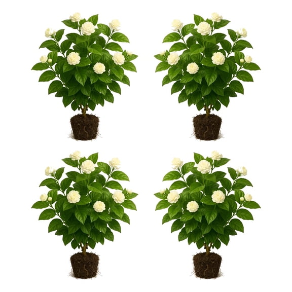 Grand Duke Jasmine Live Starter Plants, 4-Pack, Full Sun, USDA Zones 8-11, Ships Bare Root