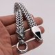 thumbnail image 5 of Pulsera clásica TUNC Sencillez Cabeza de lobo y dragón vikingo 21cm, 5 of 5