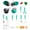 #02-Green 24PCS, variant on Fwttom Kids Play Kitchen Accessories, Realistic Safe Dishes Utensils & Cookware Toddlers Toy Kitchen Sets, Educational Toys for Kids Learning & Fine Motor Skills