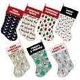 thumbnail image 2 of Christmas Velvet Stocking, "Classic Christmas Group" **Choose from 7 different patterns!**, 2 of 3