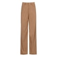thumbnail image 4 of EDFBUYKRS Female Women Pants Casual Womens Cargo Pants Tall Plus Women Straight Pockets Corduroy Mid Waist Straight Corduroy Leg Pants Trousers Xxxl, 4 of 8