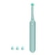 thumbnail image 2 of Cepillo de dientes eléctrico rotatorio - 48.000 trazos/min, 4 cabezas de cepillo, 2 modos, impermeable IPX7, recargable USB, morado/gris/azul, 2 of 8