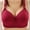 Wine, variant on Ozmmyan Wirefree Bras for Women ,Plus Size Adjustable Shoulder Straps Lace Bra Wirefreee Extra-Elastic Bra Active Yoga Sports Bras 36B/C-42B/C