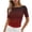 Wine, variant on Bovxnpu Womens Short Sleeve T Shirts Printed T-Shirt Short Sleeve Crew Neck Ruched Side Slim Tops Summer Tops