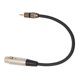 thumbnail image 2 of Cable De 1/8 De Pulgada A XLR, Diseño Buck Duradero Cable De Micrófono De 3,5 Mm A XLR De Ancho Compatible Macho A Hembra Para Computadora Portátil Para Tableta, 2 of 8
