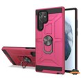 thumbnail image 2 of For Samsung Galaxy S22 Hybrid Ring Stand [360° Rotatable Ring Holder Magnetic Kickstand] Armor Shockproof TPU Rubber Phone Case Cover by Xpression [Hot Pink], 2 of 9
