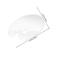 thumbnail image 2 of HORIALENCE Acrylic Painting Tray Transparent Color Palette for Drawing Easy Carry and Storage, 2 of 8