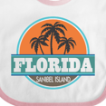 thumbnail image 4 of Inktastic Sanibel Island Florida beach cities Boys or Girls Baby Bib, 4 of 4