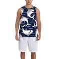 thumbnail image 6 of Rocae Angry Shark for Men's Basketball Jersey Lightweight and Breathable Athletic Tank Top,Quick-Drying Sports Jersey 4X-Large, 6 of 9