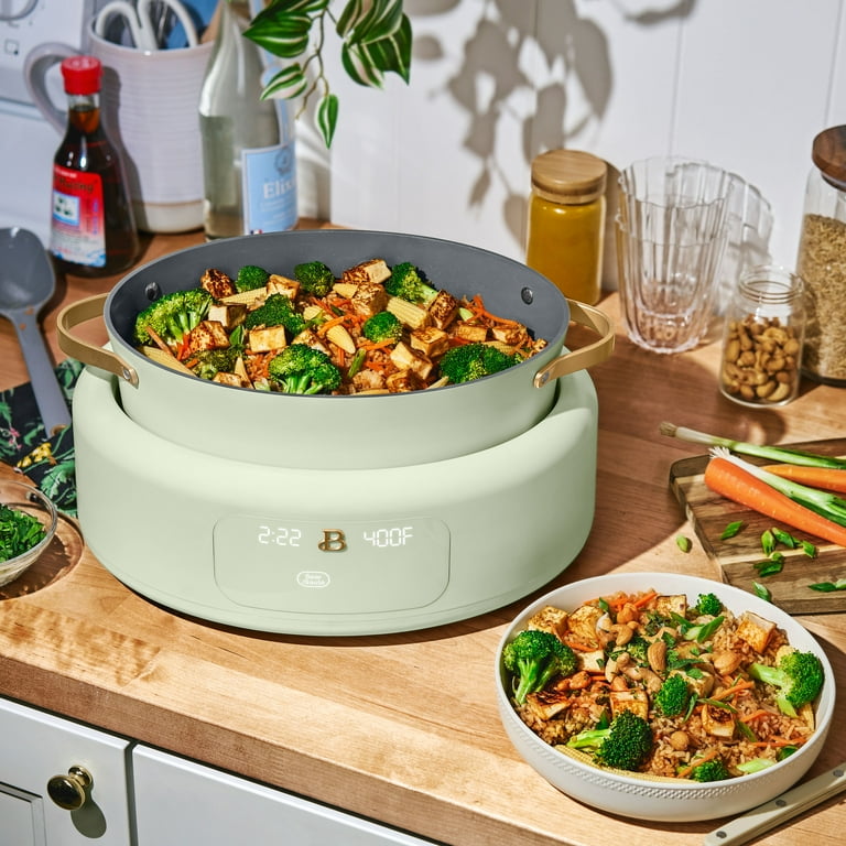 Beautiful 10 in 1, 6 Qt Electric Multi-Cooker, Sage Green by