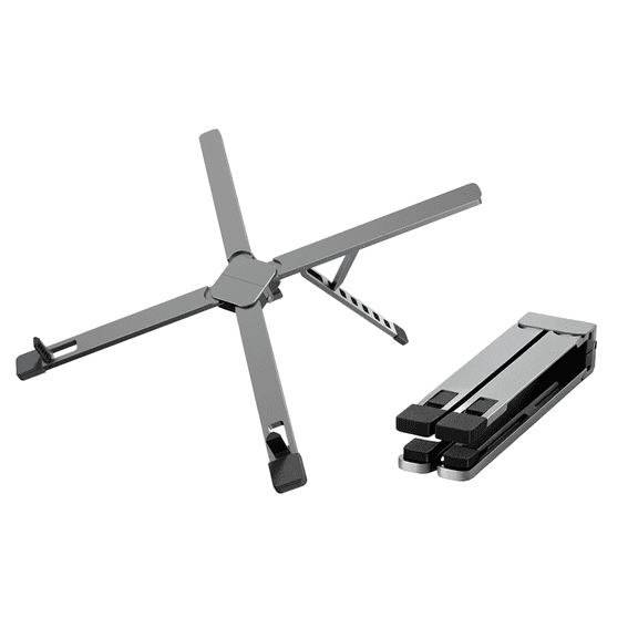 Laptop Stand for Desk, Computer Tablet Stand, 6 Angles Adjustable Aluminum Ergonomic Foldable Portable Desktop Holder, Ventilated Cooling Notebook Stand for 10-17.3" Laptop Tablet