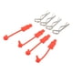 thumbnail image 5 of Retenedores de Clip de carcasa de carrocería de coche RC para Losi Lasernut U4 1/10 pieza de actualización de coche de Control remoto rojo, 5 of 10