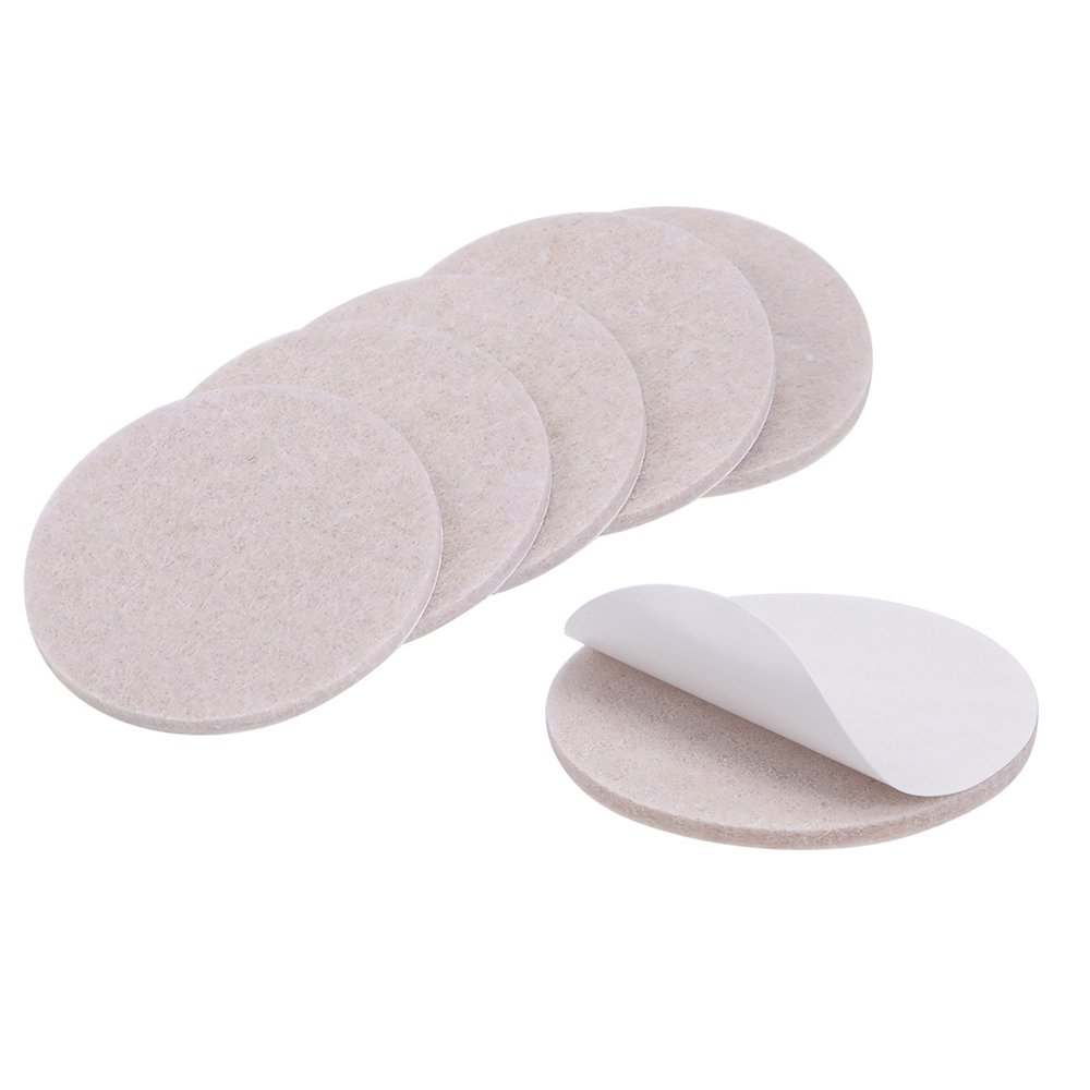 Furniture Pads Adhesive Felt Pads, 50mm Dia 3mm Thick Floor Protector
