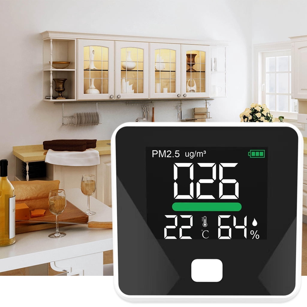 MOMOJIA Indoor Meter Humidity Carbon Dioxide Detector Air Quality Monitor NDIR Sensor