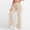 *Beige, variant on Women's High Waist Flare Leg Pants, Stretchy Solid Color Bootcut Yoga Pants Black,Women's Plus XL