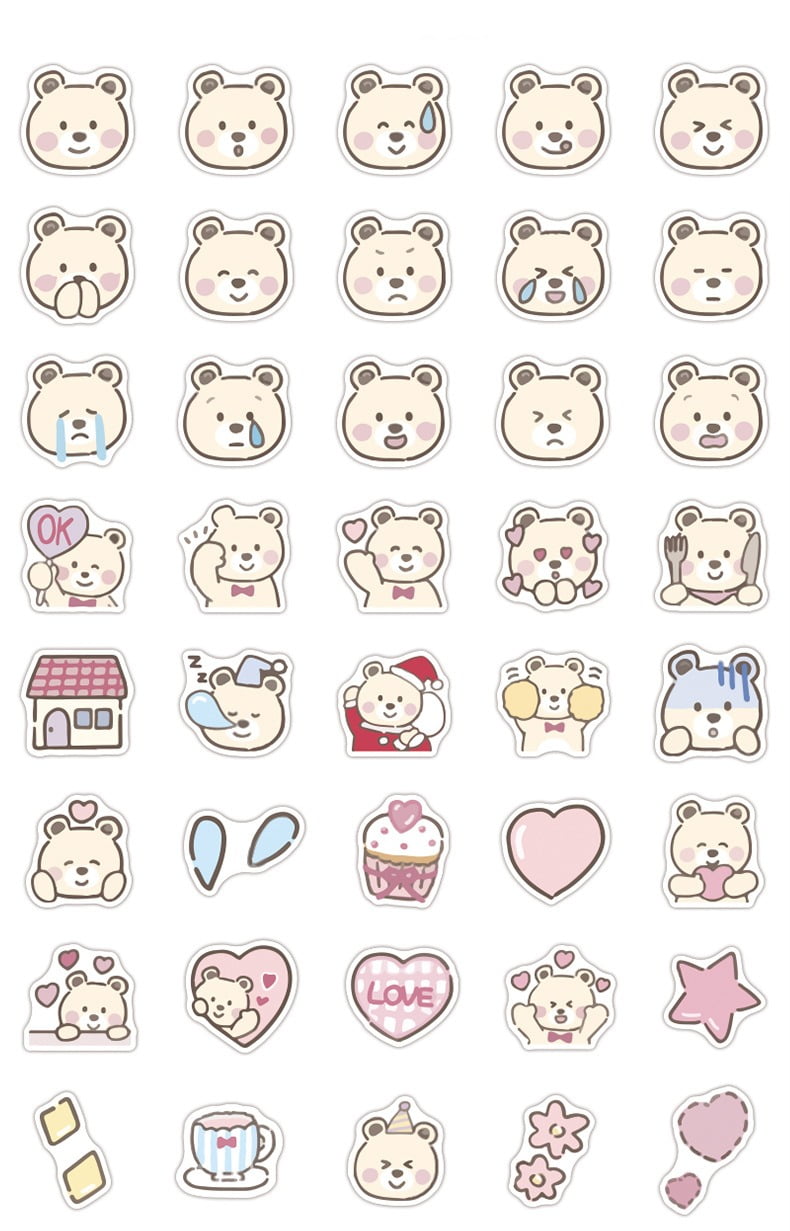 Kawaii stickers deco Starter Pack ~ choose your theme ~ over 500 styles
