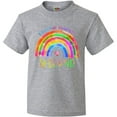 thumbnail image 3 of Inktastic Have the Courage to Be Kind Watercolor Rainbow Youth T-Shirt, 3 of 5