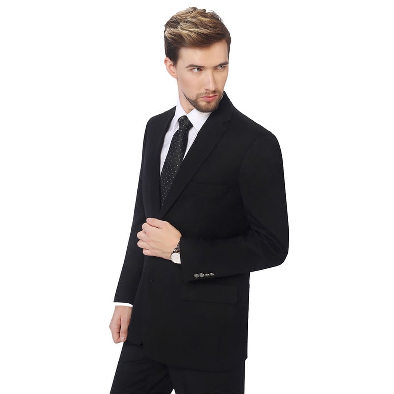 P&L Men's Blazer Jacket Classic Fit Men's Sport Coat 2 Button Notch Lapel Dual Side Vents