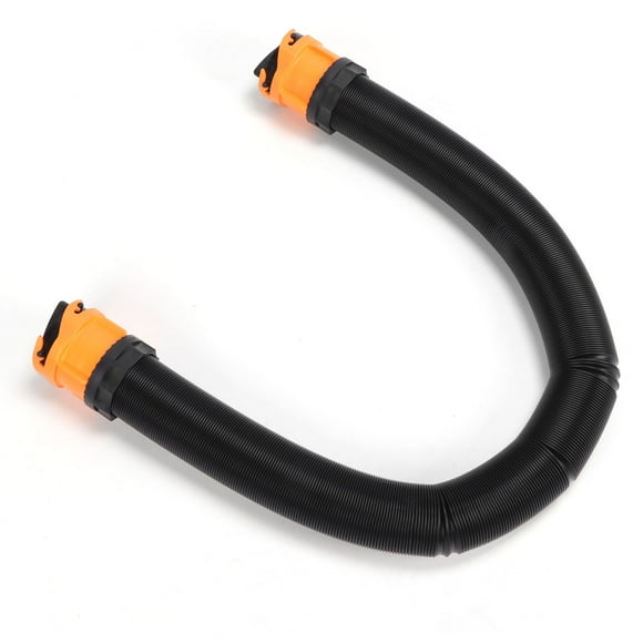 Sewer Hose, Durable Dump Drain Hose Translucent Elbow 15ft Long With Swivel Adapter For Motorhomes Campers