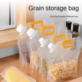 thumbnail image 4 of 1/5/10 Organizador de cocina Bolsa de almacenamiento sellada Arroz Cereal envasado A prueba de humedad y a prueba de insectos Transparente Espesante Portátil, 4 of 5