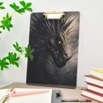thumbnail image 5 of FMSHPON Dragon Clipboard Hardboard Wood Nursing Clip Board and Pull for Standard A4 Letter 13x9 inches, 5 of 7