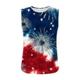 thumbnail image 5 of VerPetridure Womens American Flag Tank Tops Patriotic Shirts for Women 4th of July Tanks Top Loose Fit Summer Ring Tees Top, 5 of 6