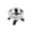 White, variant on Ergonomic Elevated Cat Bowls Raised Stainless Steel Pet Feeding Dishes with Non‑slip Stand Detachable 2‑pack Food Water Bowls for Indoor Cats Small Dogs