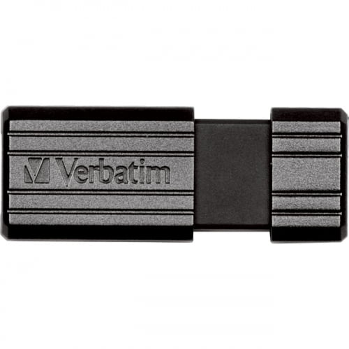 Verbatim 16GB Pinstripe USB Flash Drive - Black