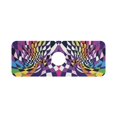 thumbnail image 7 of Yayeee Faucet Mat for Kitchen Sink 14.7" Diatomite Long Splash Guard Pad, Purple Wavy Plaid, 7 of 7