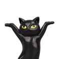 thumbnail image 2 of Portalápices De Gato Portalápices de gato de dibujos animados, escultura de gatito bailando de resina, decoración para el hogar y la oficina (E), 2 of 4