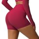 thumbnail image 1 of Pantalones Cortos de Yoga de Cintura Alta, Cómodo Fitness Deportivo, Pantalones de Secado Apretados Transpirables para Mujeres, 1 of 9