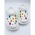 thumbnail image 2 of 18pcs/Set Cartoon Resin Multicolor Bear Shaped Cute Shoe Charms Set, 2 of 5