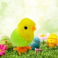 thumbnail image 2 of Plush Chick Easter Decoration Jumping Chicken With Eggshell Toys Clockwork Children Gift Cartoon Animals Stuffed Rabbit 3.5in, 2 of 12