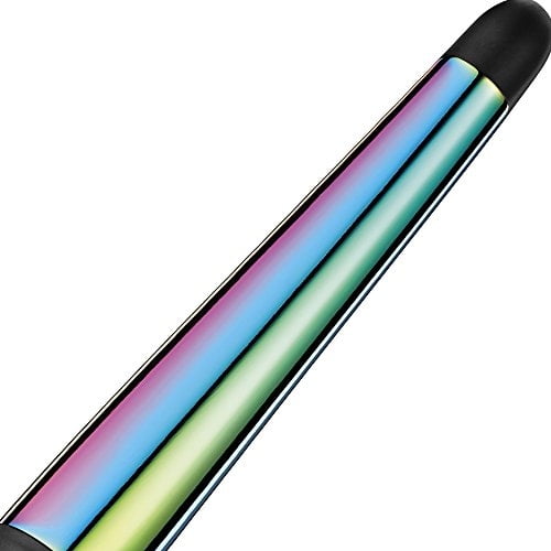 INFINITIPRO BY CONAIR Rainbow Titanium Varita de curling cónico de 1.25 pulgadas a 3/4 de pulgada