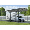 thumbnail image 2 of Arrow 14 x 33 x 14 ft Charcoal RV Carport, 2 of 8