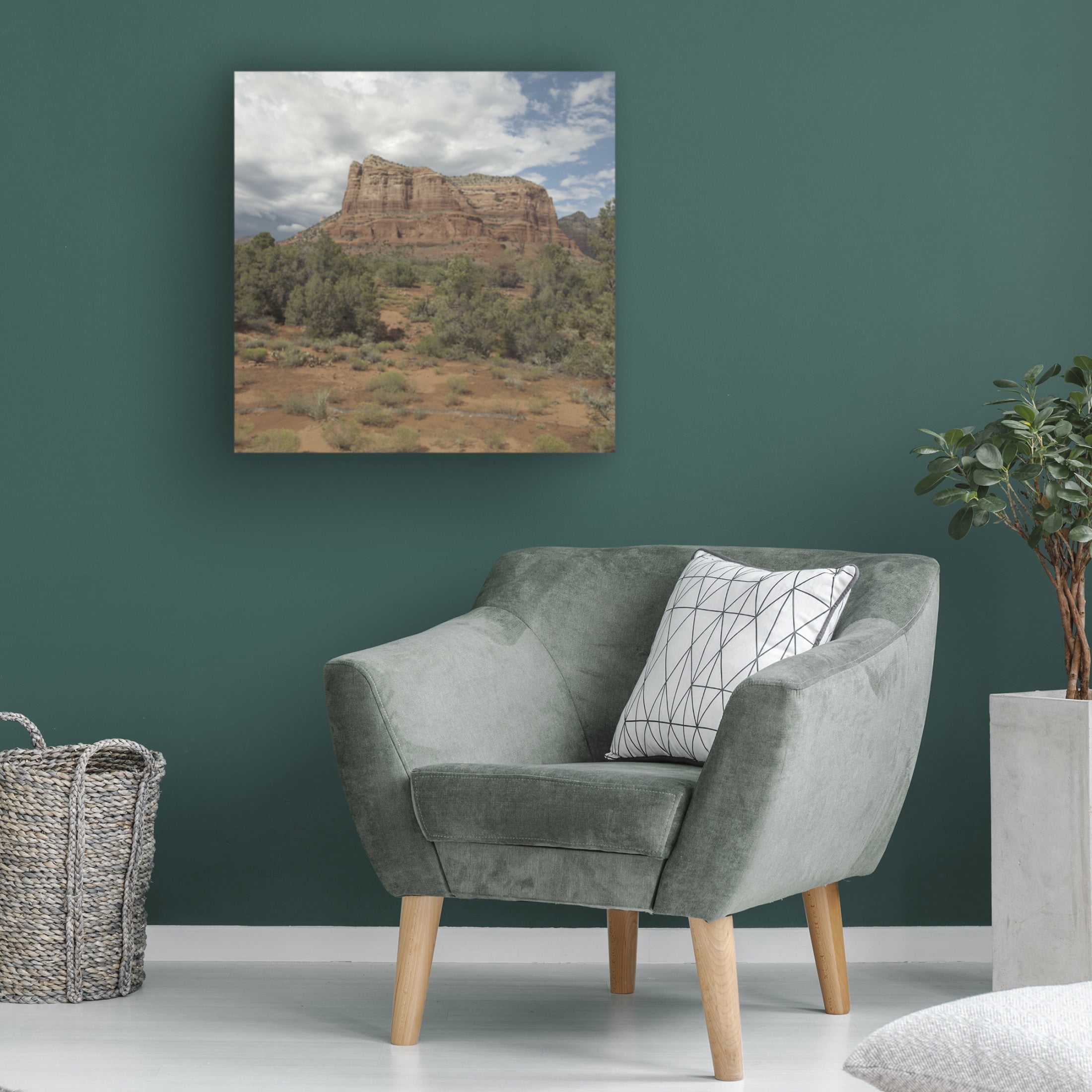 Canvas Wall Art - Decent Exposures 'American Southwest' Wall Art for Living Room, Bedroom, or Office Décor by Trademark Fine Art - 24 x 24 Inches