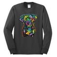 thumbnail image 3 of Dean Russo Unconditional Loyalty Dog Lover Mens Long Sleeve Shirt, Charcoal, Small, 3 of 6