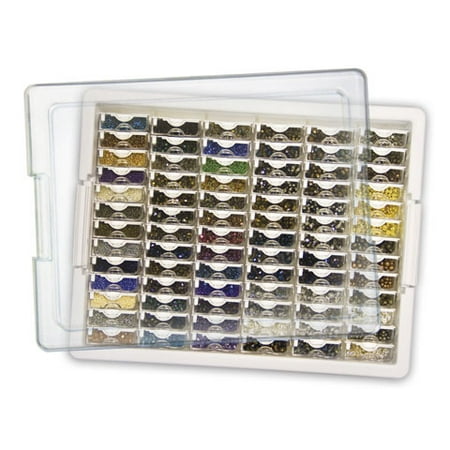 - Darice Elizabeth Ward Tiny Bead Storage, 82 Pcs Assorted Bead Tray