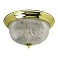 thumbnail image 3 of Monument 2487027 Halophane Dome 13-1/2 in. Ceiling in Fixture White Uses Two 60-Watt Incandescent Medium Base Lamps, 3 of 3