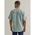 thumbnail image 2 of Wrangler Men's Solid Short Sleeve Snap Performance Western Shirt - 112344572 XX-, 2 of 4