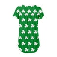 thumbnail image 3 of B91xZ Trendy Tops T-Shirt à Manches Courtes à Manches Courtes et à Col V pour Femmes V XXL, 3 of 4