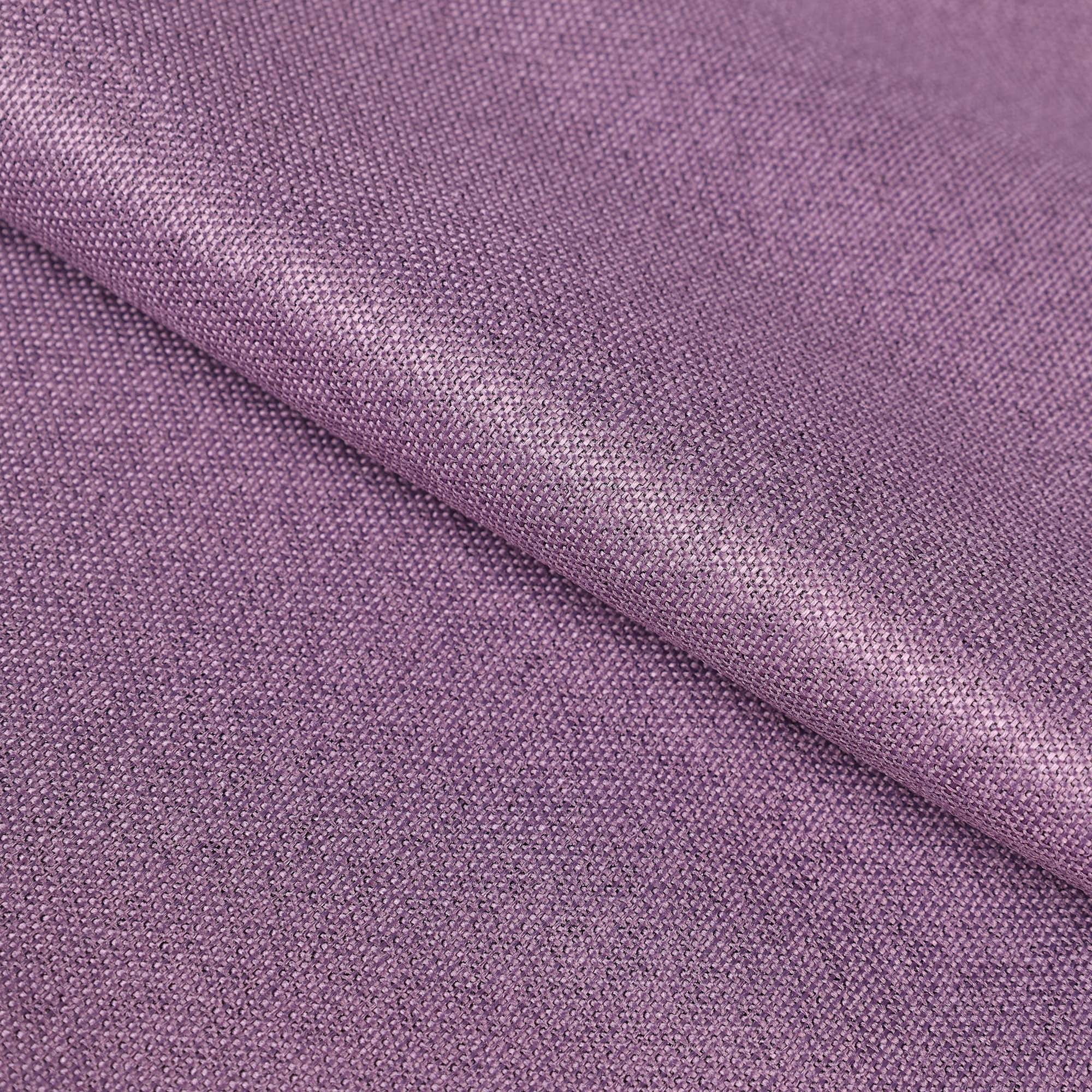 Superior Linen Blackout Curtains Set of 2, Grommet Header Curtain Panel Pair, Wisteria, 52"W x 96"L