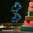 thumbnail image 3 of Glowneon Bulldog France Double Neon Sign, Bulldog France Double Led Light, Christmas French Bulldog, 3 of 4