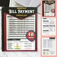 thumbnail image 2 of Red Bill Payment Tracker Notebook by Nallwabiu, 128-Page Monthly Bill Organizer & Budget Book, 8"x10" Financial Planner for Expense Tracking and Debt Management, 2 of 9
