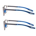 thumbnail image 3 of JOON-joon Gafas de Lectura para Hombre 2 Pares Estilo Deportivo Cómodas y Flexibles Antirreflejantes para Luz Azul +1.0 (Azul), 3 of 6