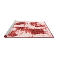 thumbnail image 2 of Ahgly Company Machine Washable Indoor Rectangle Abstract Red Modern Area Rugs, 7' x 9', 2 of 4
