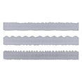 thumbnail image 1 of Die Cuts, Lightweight Durable Embossing Attractive Irregular Edges Ruler Silver DIY Making  For Templates For Paper Crafts, 1 of 8