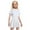 White, variant on Girls Skirts Casual Mini High Waist Stretchy Flared Pleated Clothes